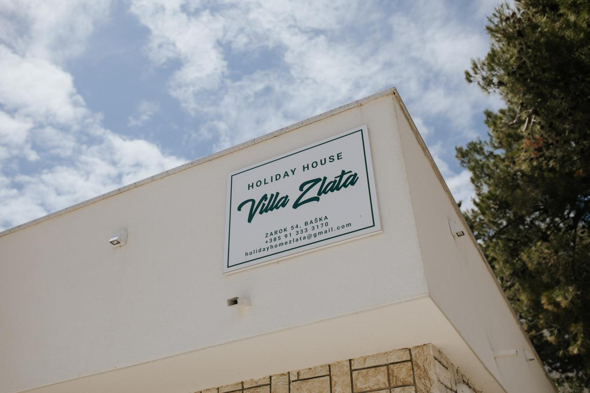 Villa Zlata - Holiday House バスカ エクステリア 写真